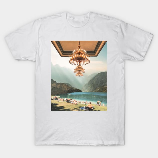 Indoor Swimming T-Shirt by collagebymarianne (Marianne Strickler)